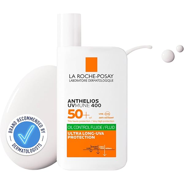 Protector solar Anthelios UVMune 400 Oil Control Fluido Invisible piel grasa SPF 50+